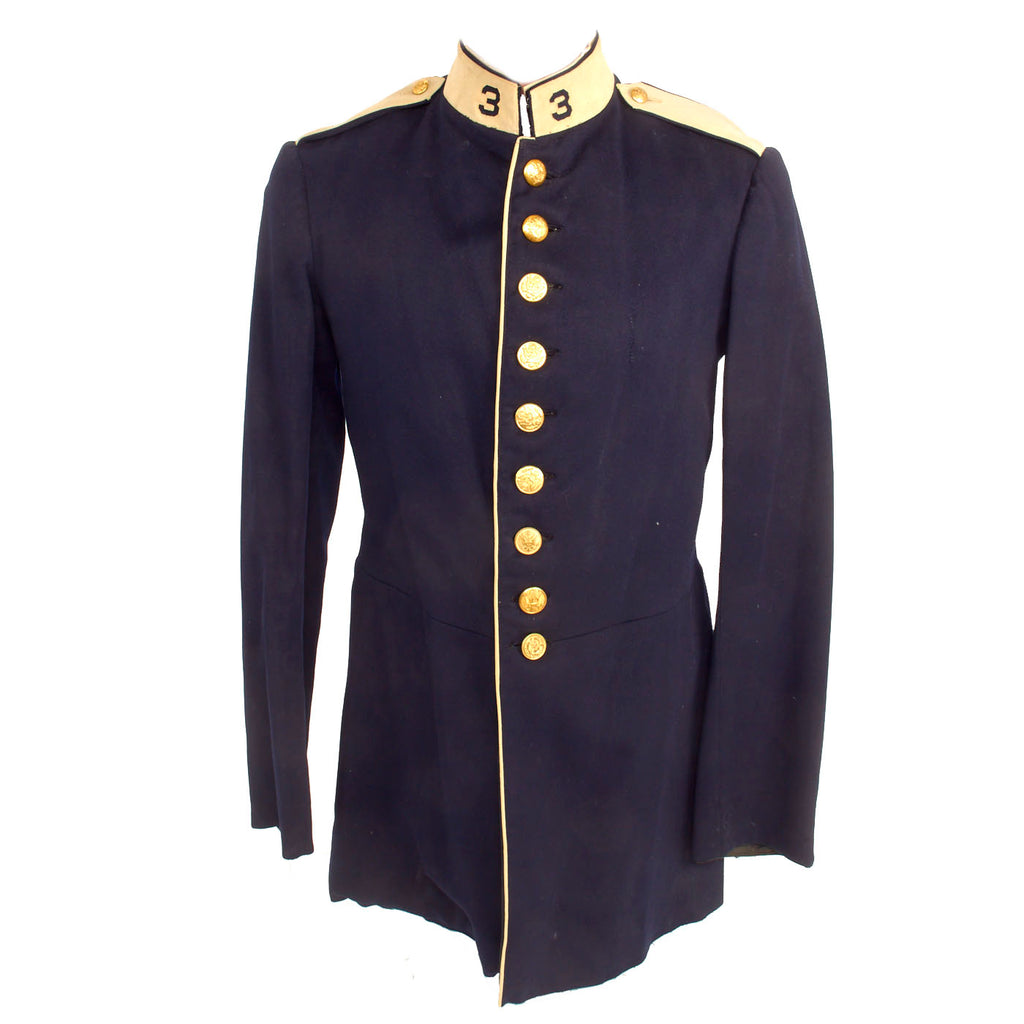 Original U.S. Spanish American War 3rd Infantry Regiment New York Volunteers Model 1885 Dress Coat Original Items