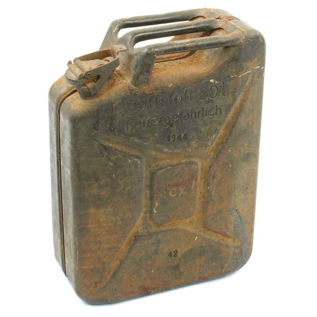 Original German WWII Wehrmacht 20 Liters Petrol Jerry Can - Dated 1944 Original Items