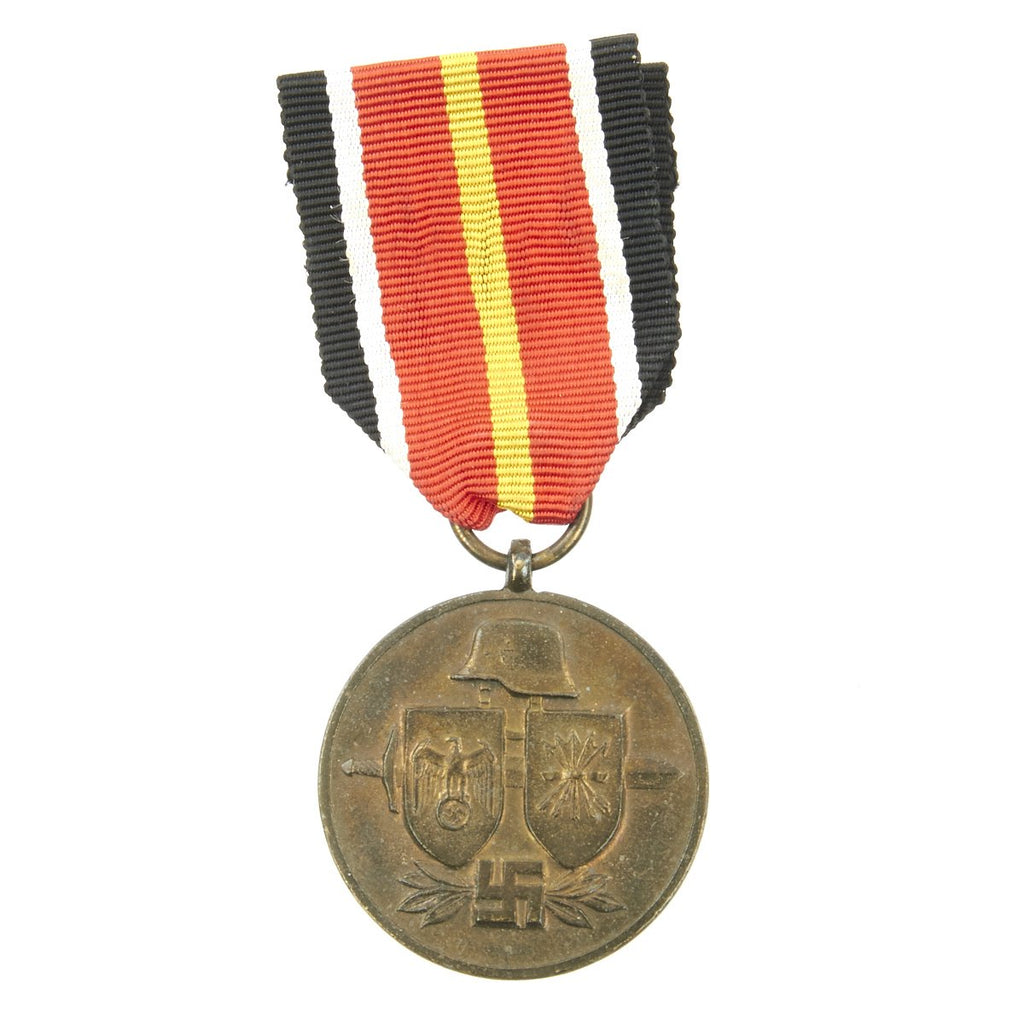 Original German WWII Blue Division Medal - Commemorative Medal for Spanish Volunteers Original Items