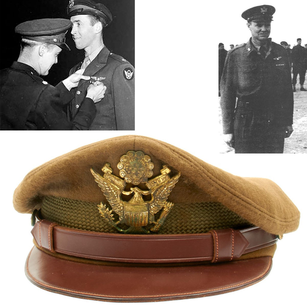 Original U.S. WWII USAAF Officer Crush Cap of Major-General Ramsay Potts Original Items