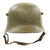 Original German WWI M17 Stahlhelm Helmet with Original Paint and Liner with Chinstrap - Si.66 Original Items