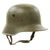 Original German WWI M17 Stahlhelm Helmet with Original Paint and Liner with Chinstrap - Si.66 Original Items