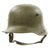 Original German WWI M17 Stahlhelm Helmet with Original Paint and Liner with Chinstrap - Si.66 Original Items