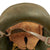 Original German WWI M17 Stahlhelm Helmet with Original Paint and Liner with Chinstrap - Si.66 Original Items