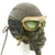 Original U.S. WWII Army Air Force Aviator Flight Helmet Set - AN6530 Green Goggles, A-14 Mask, A-11 Helmet Original Items