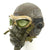 Original U.S. WWII Army Air Force Aviator Flight Helmet Set - AN6530 Green Goggles, A-14 Mask, A-11 Helmet Original Items