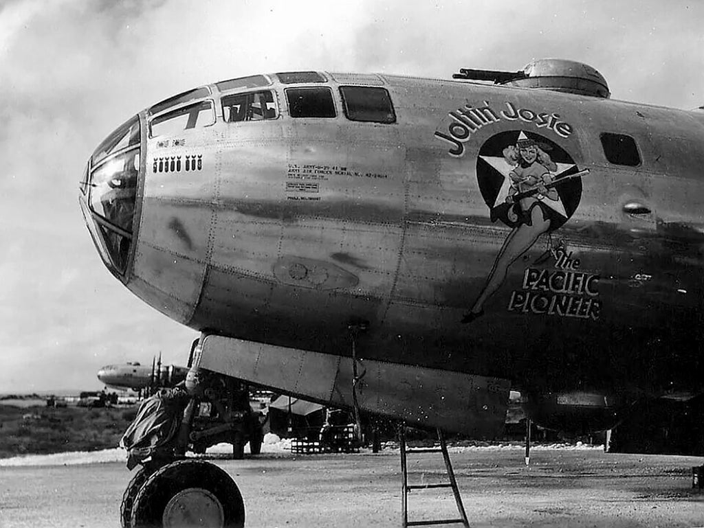 Original U.S. WWII B-29 Bomber Joltin Josie the Pacific Pioneer Painted ...