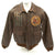 Original U.S. WWII 715th Bomb Squadron Painted A-2 Flight Jacket - 448th Bombardment Group Original Items