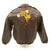 Original U.S. WWII 715th Bomb Squadron Painted A-2 Flight Jacket - 448th Bombardment Group Original Items