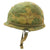 Original U.S. WWII Vietnam War M1 Helmet with USMC Reversible Camouflage Cover Original Items