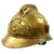 Original French WWI Adrian Pattern Brass Fire Helmet from Rueil Area Original Items