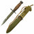 Original U.S. WWII Imperial M4 Bayonet for M1 Carbine with M8 Scabbard by B.M. Co Original Items