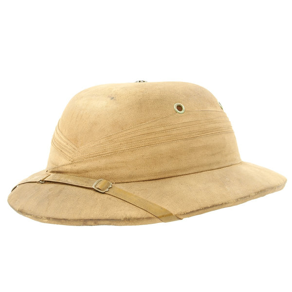 Original British WWII Bombay Bowler Pith Helmet with Hong Kong Maker L ...