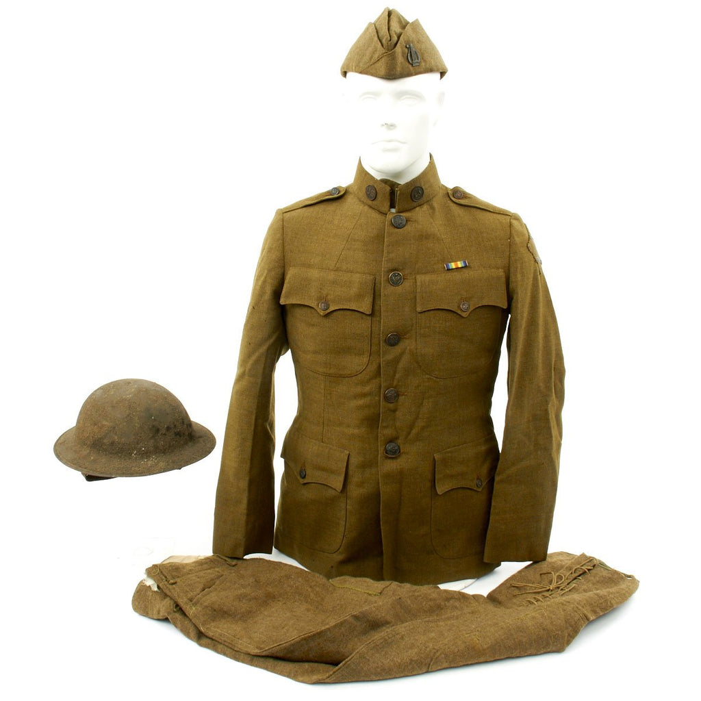 Original U.S. WWI 26th Infantry Yankee Division Musician Uniform Grouping Original Items