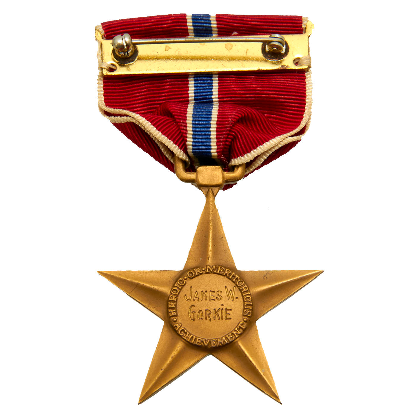 Buy Sullery Military Chapter Star Medal Wedding Label Pin chain Gold Blue  Brass Brooch For Men And Boys at .in