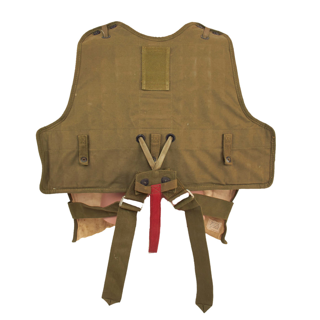 Original U.S. WWII Army Air Forces Unissued “M1 Flyer’s Flak Vest” - Front and Back Pieces Original Items