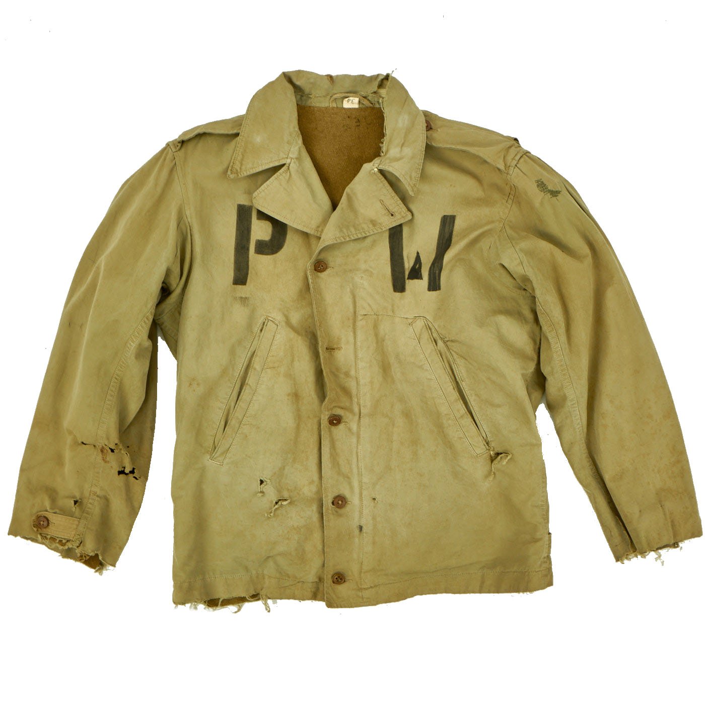 Original U.S. WWII M-1941 Field Jacket with Axis Prisoner of War