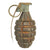 Original U.S. Pre-WWII Inert MkII Pineapple Fragmentation Grenade w/ WWII Production M10A3 Fuze Original Items