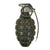 Original U.S. WWII MkII Pineapple Grenade with Cardboard Transport Canister - INERT - Original Items