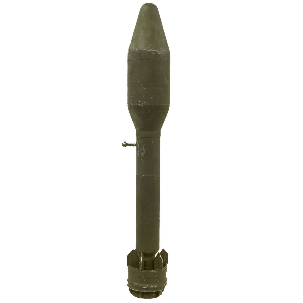 Original U.S. Korean War Era M20 A1 B1 3.5 Inch Super Bazooka M29A2 Inert Practice Rocket Original Items