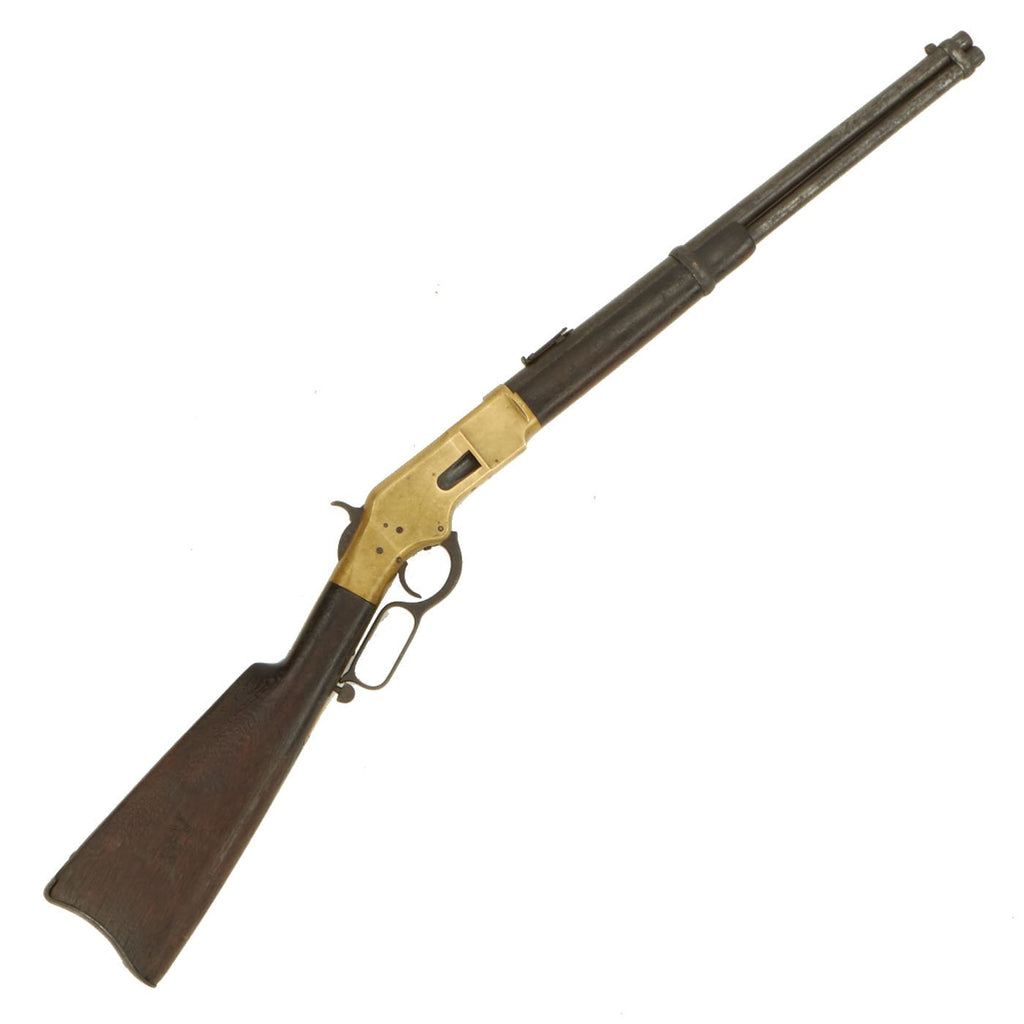 Original U.S. Winchester Model 1866 "Yellow Boy" .44RF Saddle Ring Carbine Serial 161316 with Factory Letter - Made in 1883 Original Items