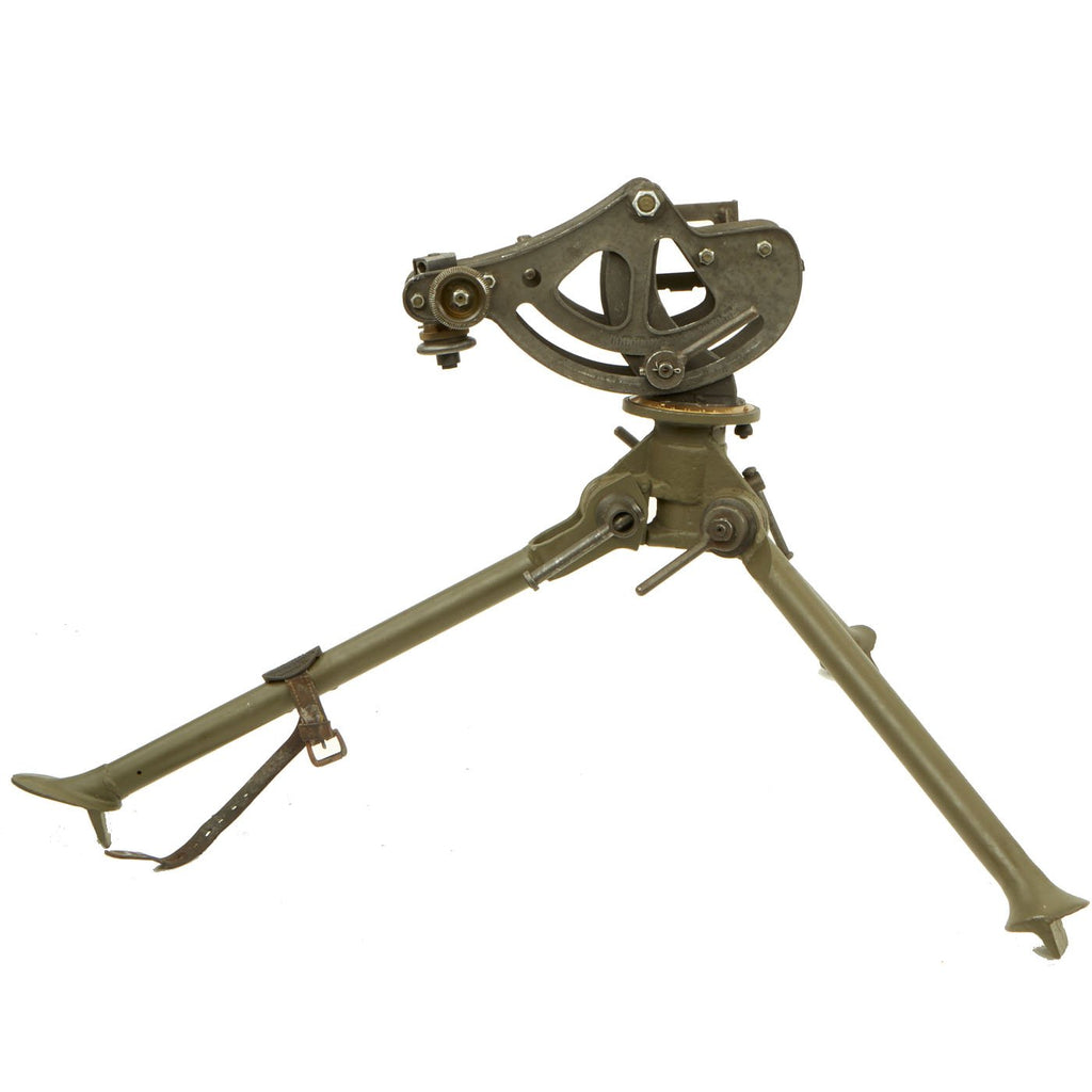 Original U.S. WWII Colt Browning M1917A1 .30 Caliber Machine Gun Tripod with Cradle - Dated 1945 Original Items