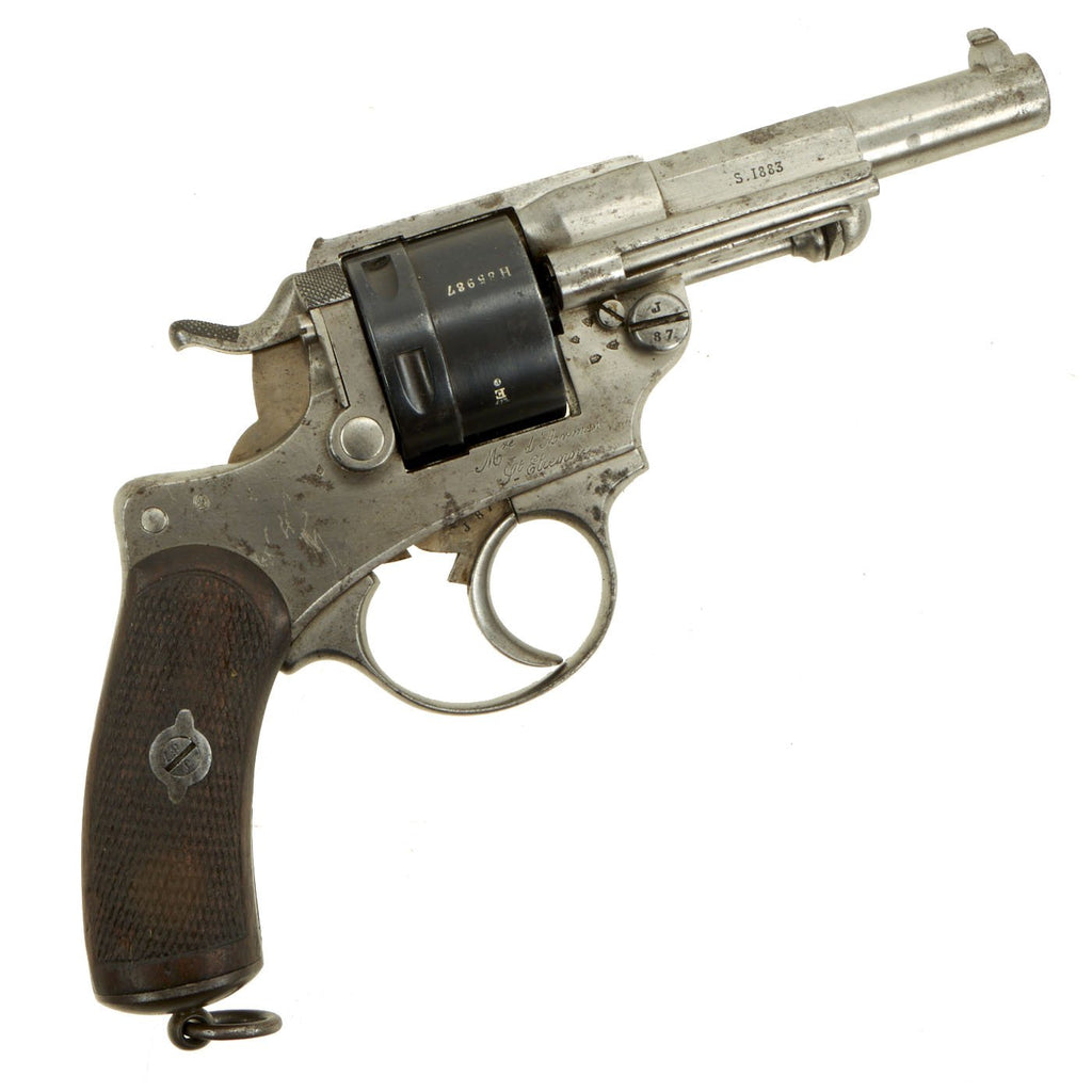 Original French Model MAS Model 1873 11mm Revolver Dated 1883 - Serial Number H85987 Original Items