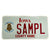 Original U.S. 21st Century Medal of Honor Recipient Iowa Sample License Plates - 2 Items Original Items