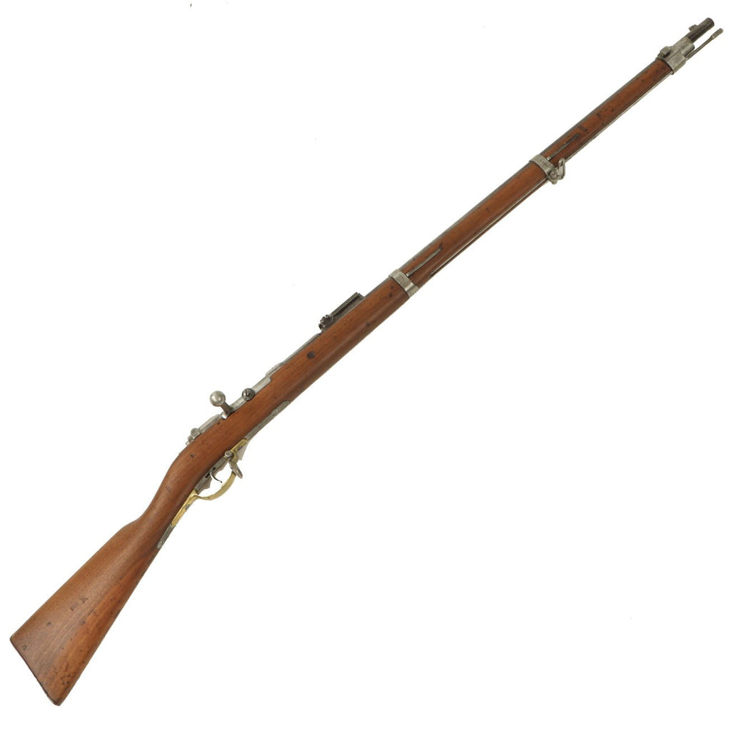 Original German Mauser Model 1871 Infantry Rifle by Amberg Arsenal dated 1877 - Matching Serial 7126 Original Items