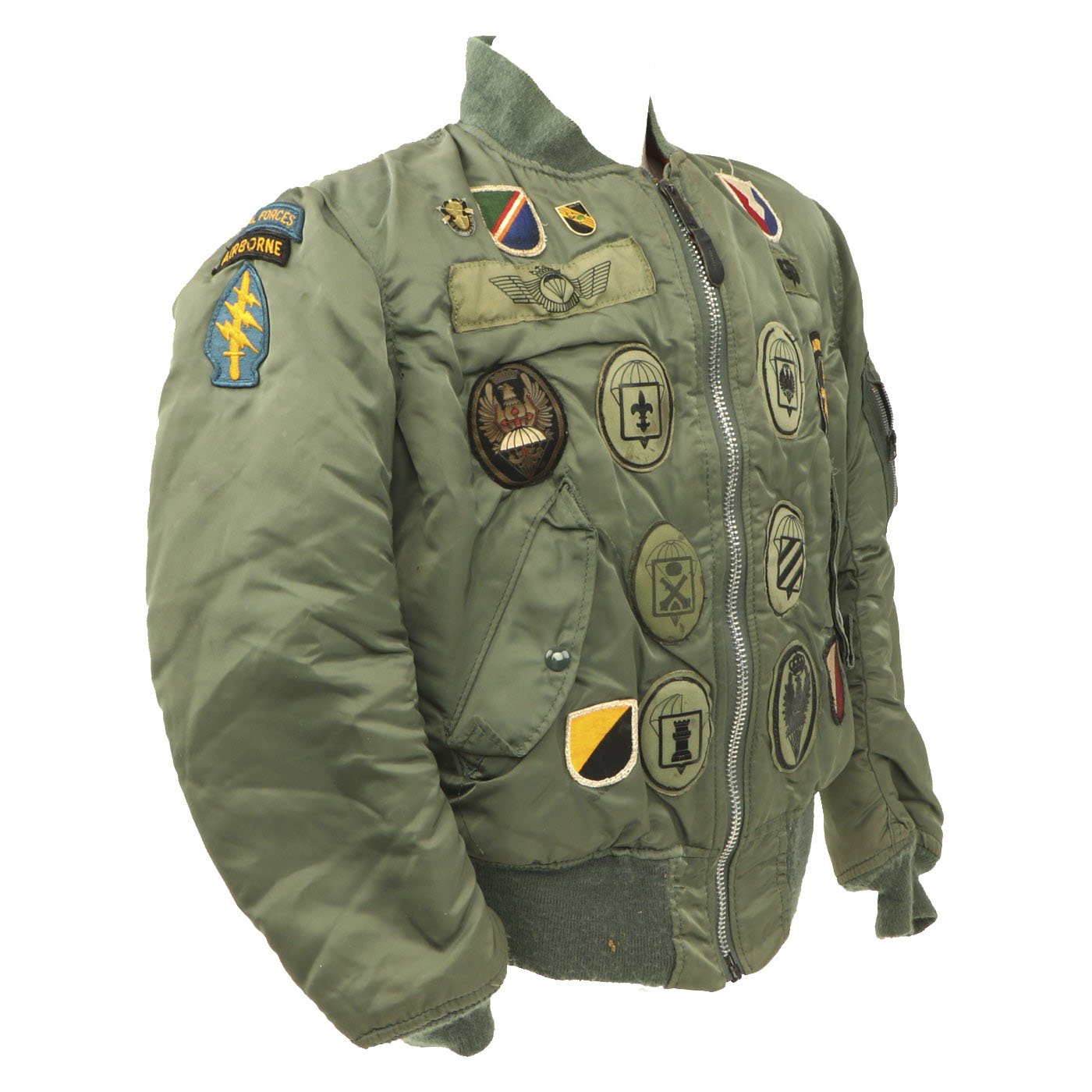 Original U.S. Vietnam War Era MA1 Patched Flying Jacket - Size 38 –  International Military Antiques