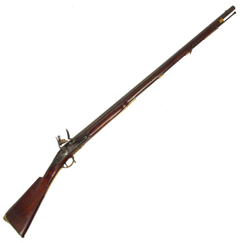 Original U.S. Revolutionary War British Short Land Pattern Brown Bess Flintlock Musket with Single Screw Lock marked to 22nd Reg't of Foot Original Items