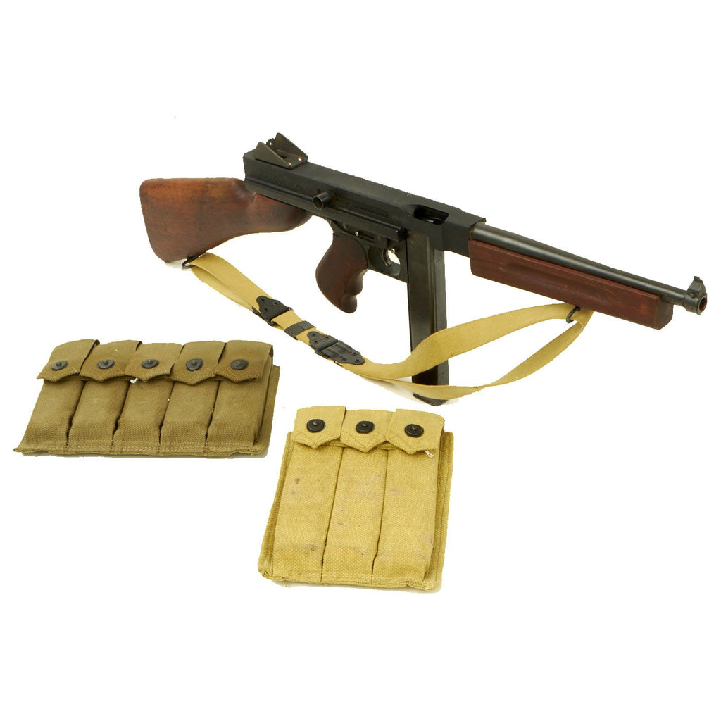 Original U.S. WWII Thompson M1A1 Display SMG with Aluminum Display Receiver & Accessories - Serial 68187 Original Items