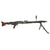 Original German WWII MG 42 Display Machine Gun by Mauser Werke with Belt Drum - made in 1944 Original Items