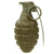 Original U.S. WWII Inert MkII Pineapple Fragmentation Grenade with M10A3 Fuze in M41A1 Canister Original Items