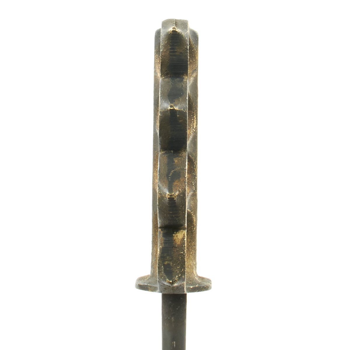 Original British WWII Custom Brass Knuckle Duster Trench Spike