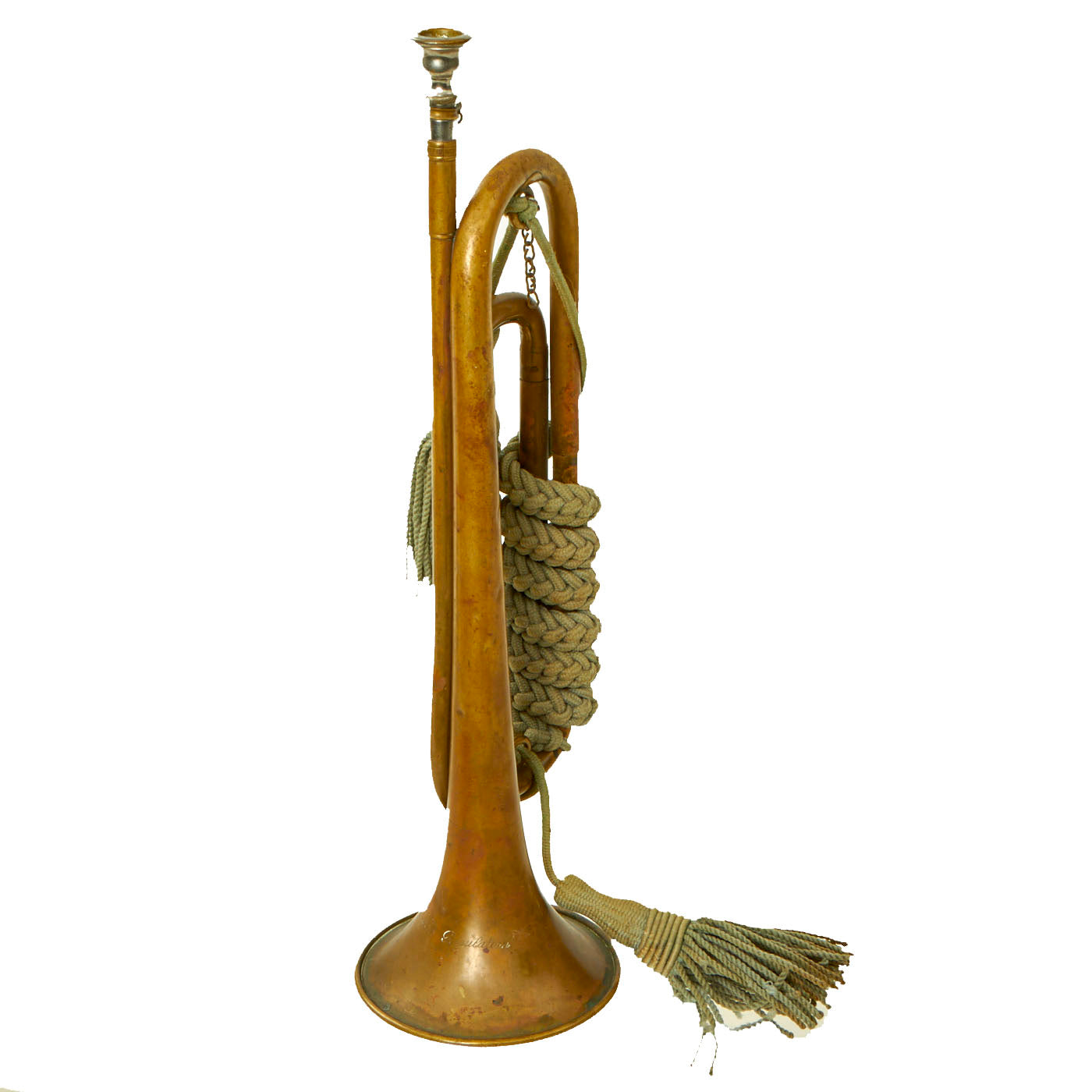 WW1/WW2 Era US Regulation Brass Bugle