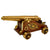 Original British Victorian Bronze Signal Cannon on Custom Decorated Naval Carriage made in Glasgow Original Items