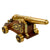 Original British Victorian Bronze Signal Cannon on Custom Decorated Naval Carriage made in Glasgow Original Items