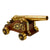 Original British Victorian Bronze Signal Cannon on Custom Decorated Naval Carriage made in Glasgow Original Items