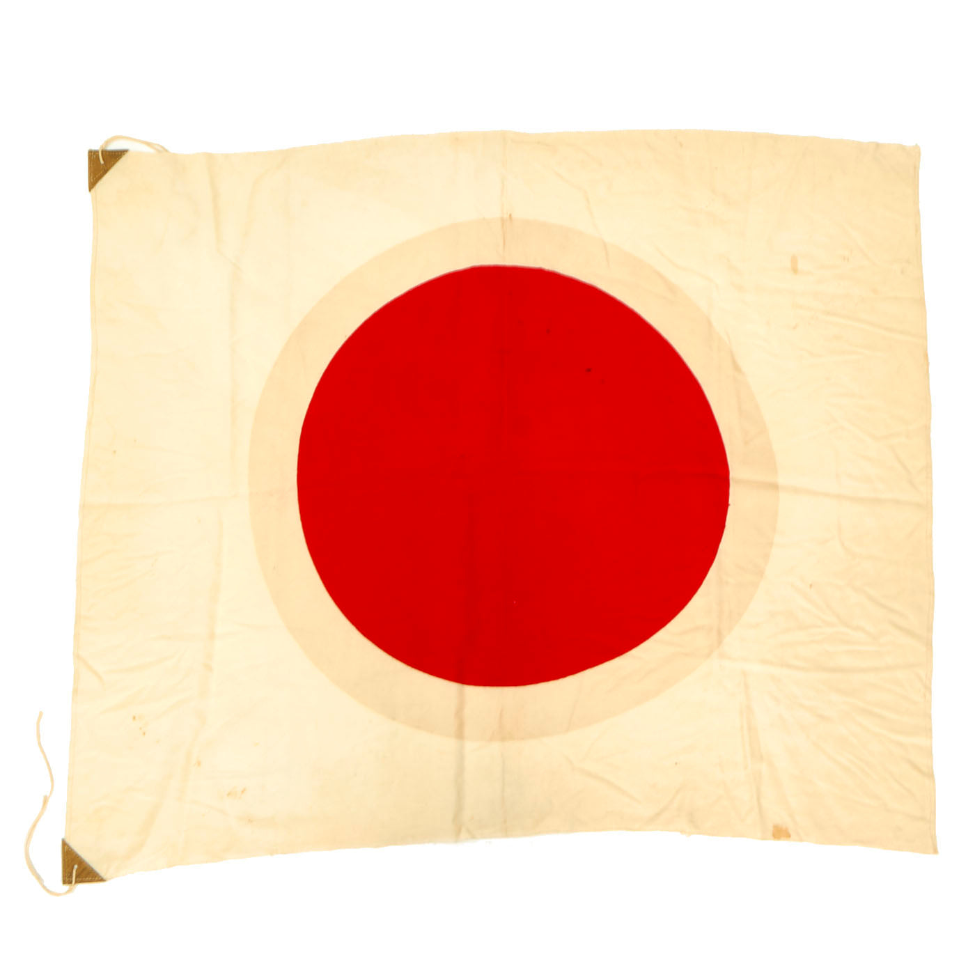 Original Japan WWII Era Japanese Hinomaru Flag Lot of 2 - 33 ½” x