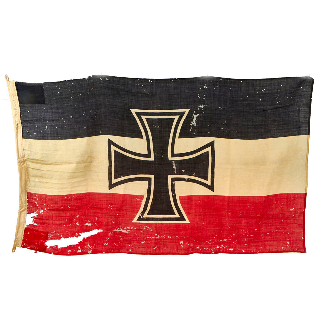 Original German Early NSDAP Period 1933-1935 Service Worn Reichsmarine 100cm x 170cm Naval Battle Flag - Reichskriegsflagge Original Items