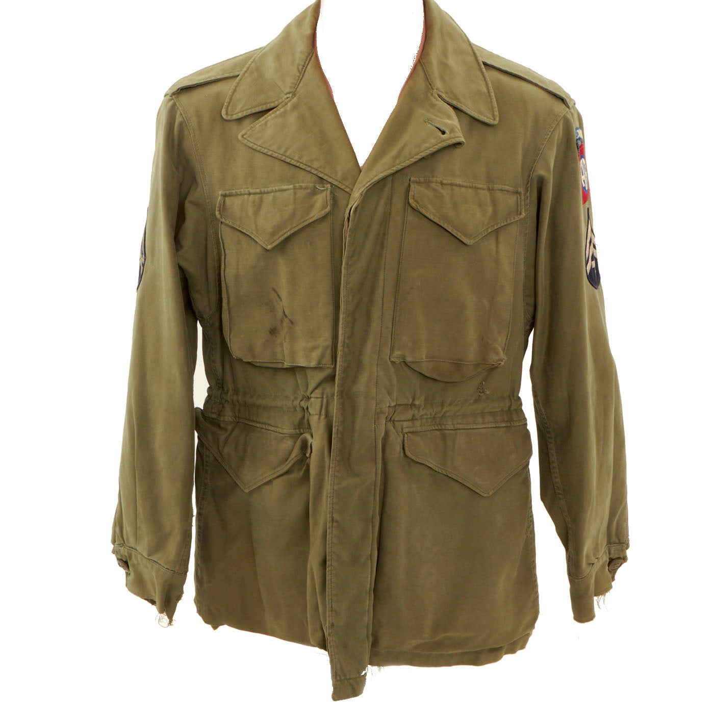 Original U.S. WWII 82nd Airborne Division M-1943 M43 Field Jacket With ...