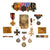 Original German WWI Imperial German Medal, Ribbon and Buckle Lot - 18 Items Original Items