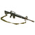 Original U.S. Colt M16A1 AR-15 Rubber Duck Molded Training Rifle marked TASO - FG with PX Replacement Sling Original Items