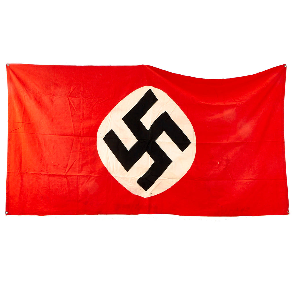 Original German WWII Large Panzer Tank & Vehicle Identification Flag - 38" x 72" Original Items