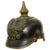 Original WWI German Ersatz M-1915 Prussian Pickelhaube with Pressed Paper Visors Original Items