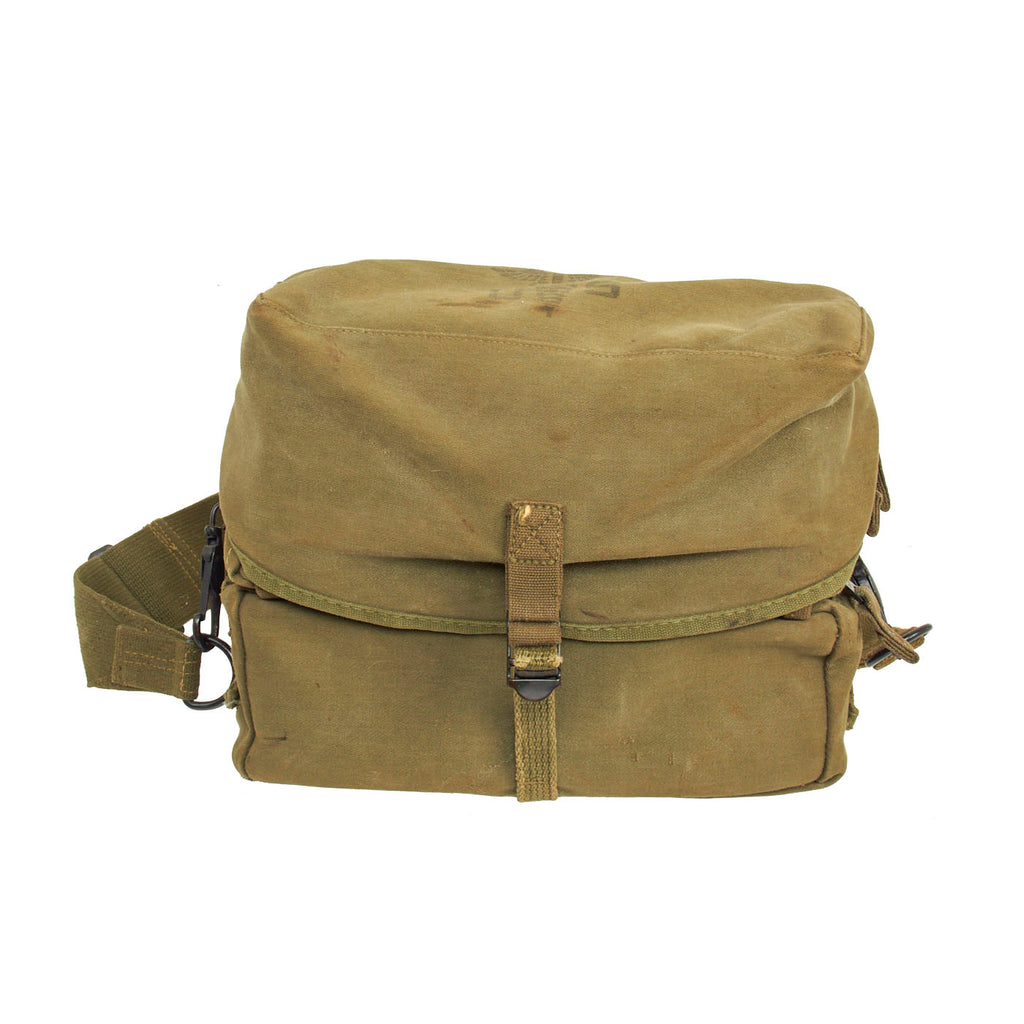 Original U.S. Korean War Canvas 1st Pattern M3 Medical Bag With Conten ...