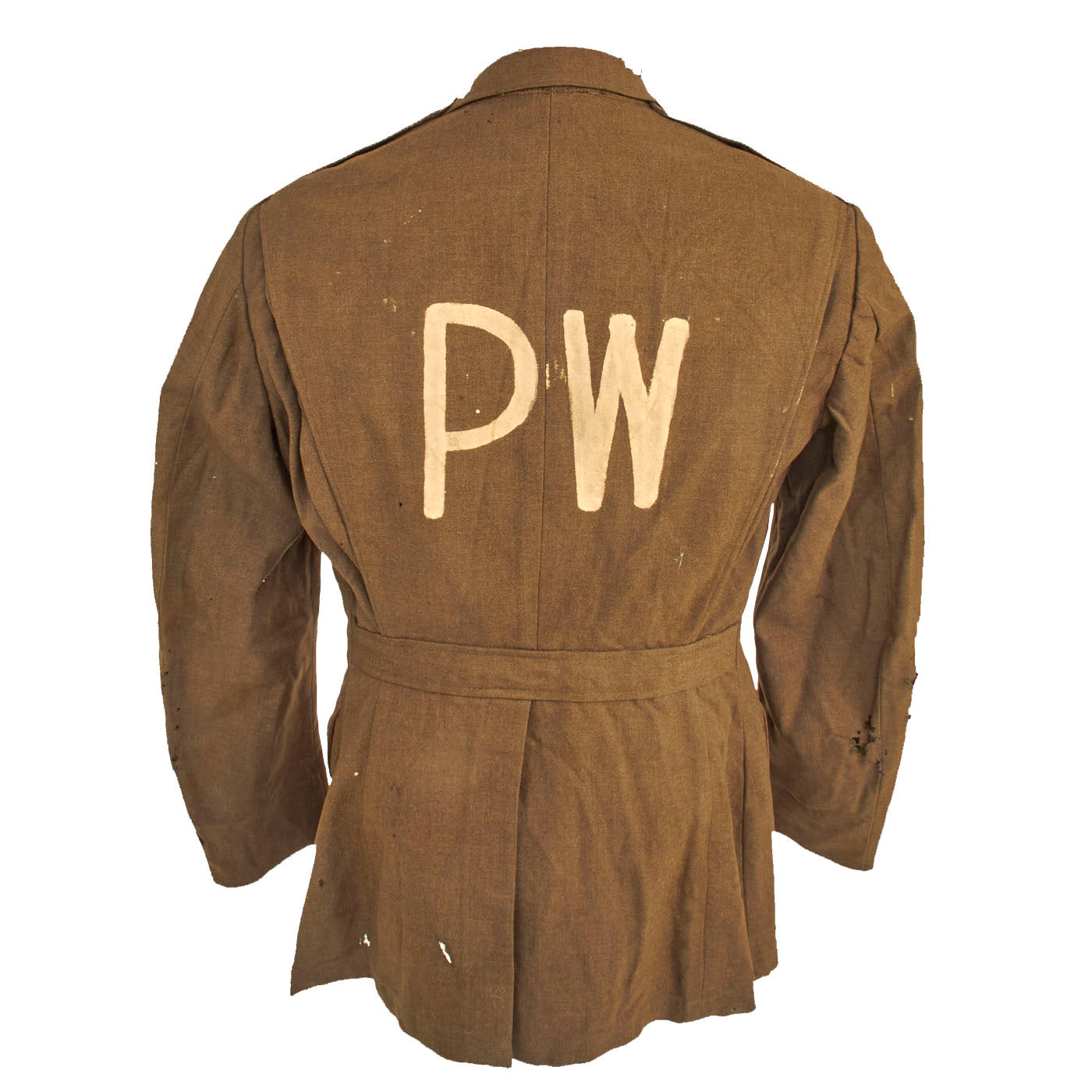 Original U.S. WWII Wool Class A Uniform Coat with Axis Prisoner of