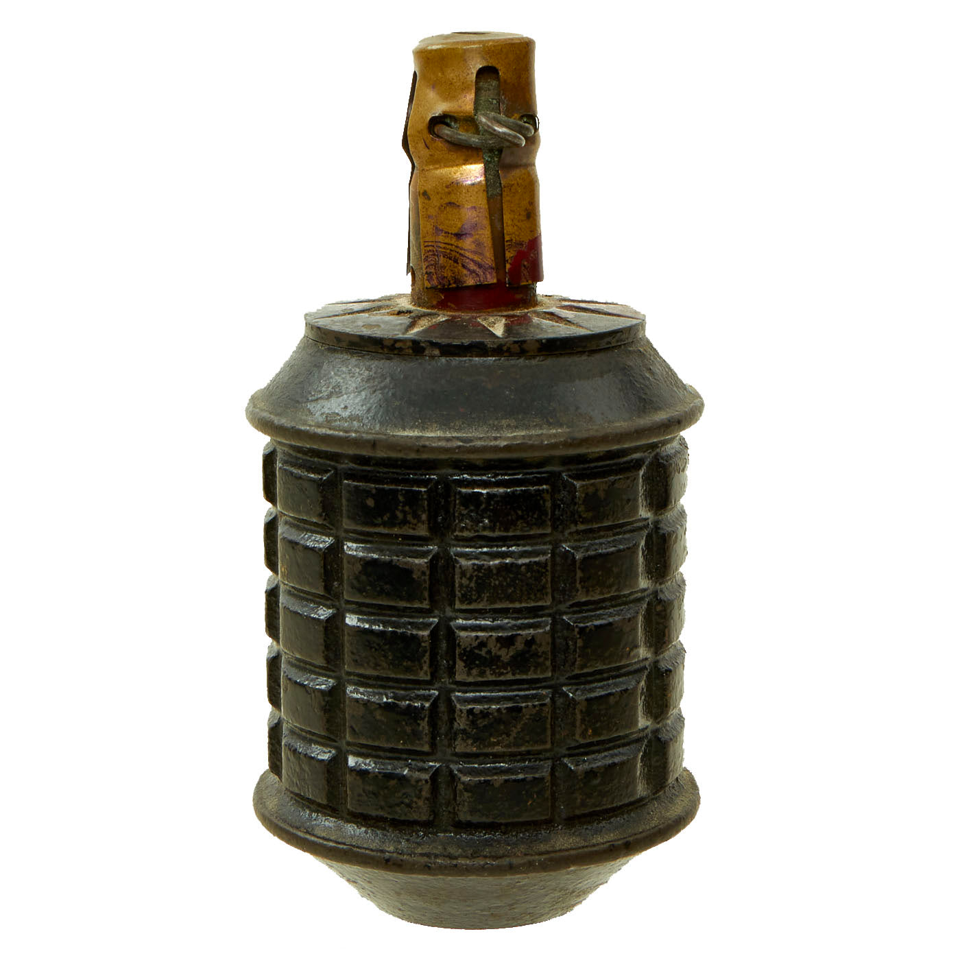 Original Japanese WWII Type 97 Inert Fragmentation Hand Grenade with F ...