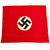 Original German WWII NSDAP Political Flag Set - 79" x 31" Large Banner & 18" x 22" Small Flag Original Items